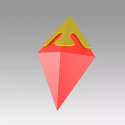 Genshin Impact Diluc Brooch Cosplay Accessory Prop