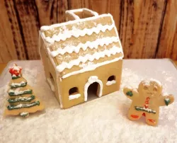 Gingerbread house + man + Christmas tree - cookie cutters