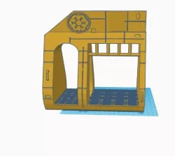 gunship star wars puerta