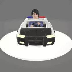 Han's Charger Police - CHIBICAR No.32