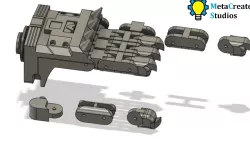 Hand with Articulated Fingers for POTP Predaking