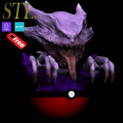 HAUNTER - POKEMON - ART FAN Modelo de impressão 3D grátis