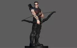 HAWKEYE AVENGERS MCU MARVEL JEREMY STATUE FIGURINE