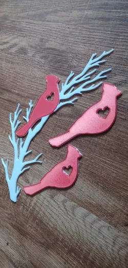 In Loving Memory Cardinal and branch