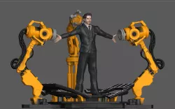 IRONMAN GANTRY TONY STARK SET STATUE MARVEL MCU AVENGERS 3D PRINT