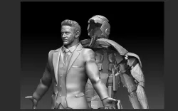 IRONMAN HATCH OPEN TONY STARK AVENGERS STATUE MARVEL MCU