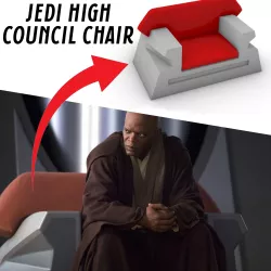 JEDI COUNCIL CHAIR : STAR WARS DIORAMA