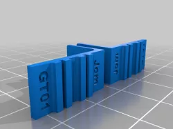 Jomurema GT01 body clips (modified)