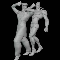 Josuke / Crazy Diamond Jojo Figures