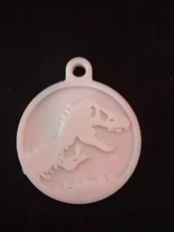 Jurassic Park Keychain