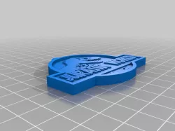 Jurassic Worl Logo Keychain