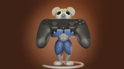 Kimetsu no Yaiba Joystick Muscle Mouse