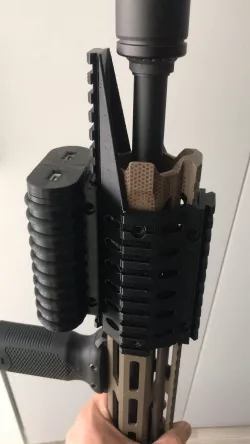 KRYTAC TRIDENT MK2 AIRSOFT PICATINNY MULTI RAIL HOLDER LONG VERSION