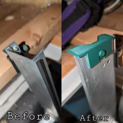 Ladder cap and pin