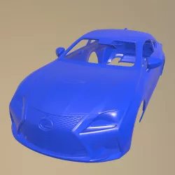 LEXUS RC F 2015 PRINTABLE CAR BODY