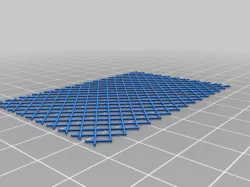 Magnetized wire fence for 28mm wargaming