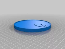 Mandalorian Mudhorn Clan Base (For figurines)