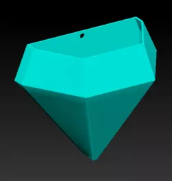 matera in diamond shape to hang on the wall