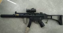 MP5k long M-LOK conversion (airsoft).