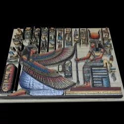 Mural Isis-hator and Maat