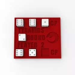 NIDS MINI GAME TRACKERS FOR GAME ROUND AND COMMAND POINTS