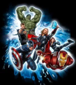 Night Light Lithophane for Avengers