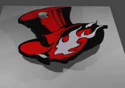 Persona 5 Phantom Thief Keychain COLOURED