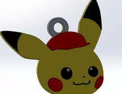 Pikachu Cafe Mix Key ring/key chain