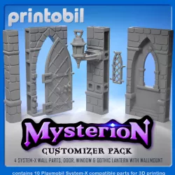 PLAYMOBIL MYSTERION - GOTHIC SYSTEM-X BUILDING PACK - PLAYMOBIL COMPATIBLE DESIGNS FOR CUSTOMIZERS