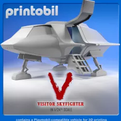PLAYMOBIL V THE SERIES - VISITOR SKYFIGHTER - PLAYMOBIL COMPATIBLE DESIGNS FOR CUSTOMIZERS