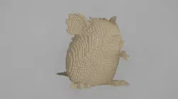 Pokemon Raticate voxel