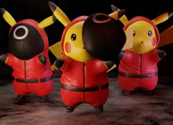 Pokemon Squid game pikachu (3 poses)