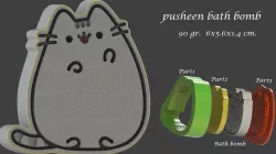 PUSHEEN - MOLD BATH BOMB, SOLID SHAMPOO - MOLD BATH BOMB, SOLID SHAMPOO