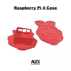 Raspberry Pi 4 Box Logo Case Enclosure