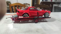 Rc Car Trailer 1/10 - - Trailer rc car 1:10