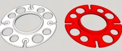 RC shock absorber bracket 1/8-1/10