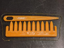 Remixed Needle and Comb for Loom
