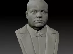 Roscoe Arbuckle 3d bust