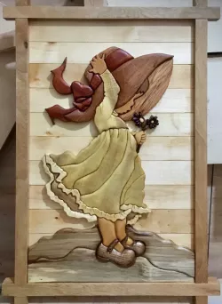 Sara1 intarsia 3D model