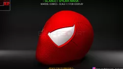 Scarlet Spider mask -Spider man Helmet - Marvel comics