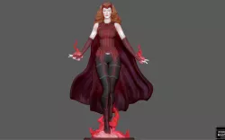 SCARLET WITCH FROM MARVEL MCU DRAMA WANDA VISION CHARACTER