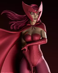 Scarlet Witch Stylized statue