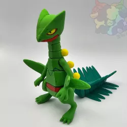 Sceptile - Flexi Articulated Pokémon (print in place, no supports)
