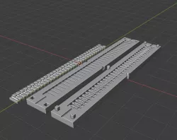 Sci-fi Miniature Feeder Belt Mold