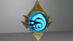 Shneznaya Vision Set -- Childe Cosplay -- Genshin Impact -- Vision Frame and 7 Different Stone