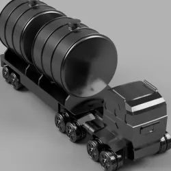 Silo Truck with Trailer