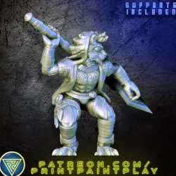Space Catfolk Freedom Fighter