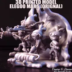 Splatoon 3 Diorama / 3D Print stl / Splatoon 3D Model