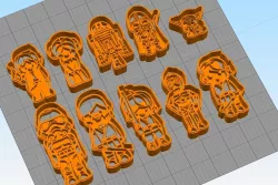 star war cookie cutter pack
