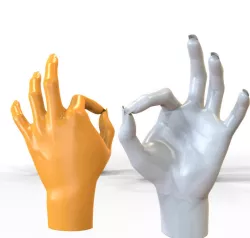 Statue of OK Hand Model 3D Print